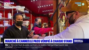 Au marché de Noël de Cannes, le pass sanitaire contrôlé aux stands alimentaires