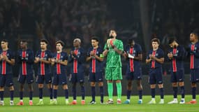 Les joueurs du PSG après la défaite contre l'Atlético de Madrid en Ligue des champions - le 06/11/2024