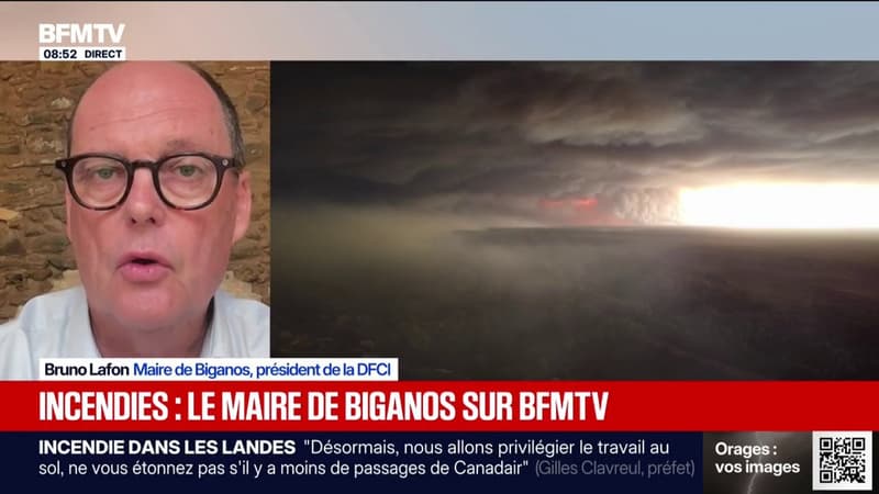 Incendies : le maire de Biganos demande des engagements concrets à Sébastien Lecornu, attendu en Gironde ce lundi