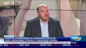 La pépite : Karïon aménage des bureaux avec des matériaux ressourcés, recyclés, respectueux de l'environnement, par Lorraine Goumot - 19/05