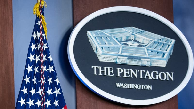 Le logo du Pentagone à Washington le 10 février 2021