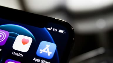 L'App store sur un iPhone