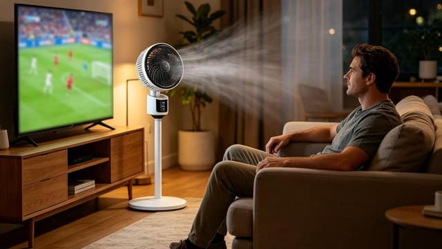 Puissant et silencieux, ce ventilateur sur pied à 3 vitesses est encore en stock sur Amazon à un prix imbattable 