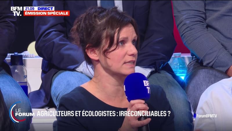 Sandrine Le Feur, députée Renaissance du Finistère et agricultrice: 