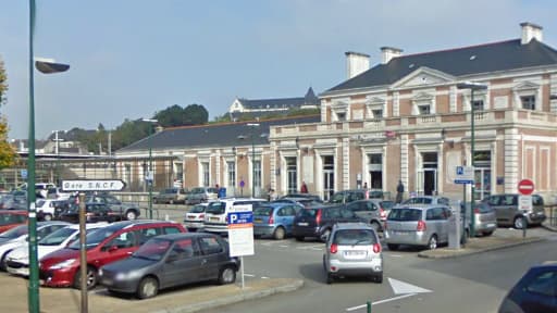 La gare de Quimper dans le Finistère