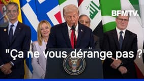 Donald Trump qualifie Giorgia Meloni de “belle jeune femme” lors du sommet pour la paix en Égypte 
