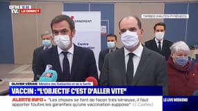 Olivier Véran; "Entre 35.000 et 40.000 Français ont été vaccinés, la semaine prochaine le rythme augmentera encore"
