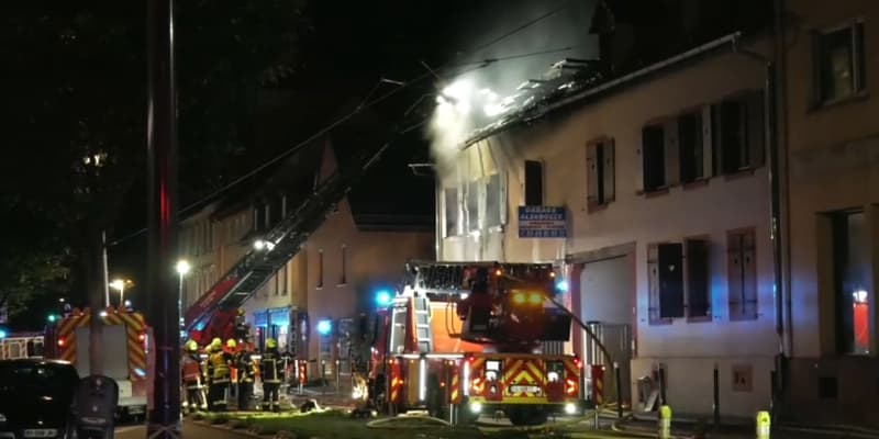 Un incendie s'est déclenché, ce samedi 20 septembre, dans un immeuble d'habitation situé au 36 route des Romains, à Strasbourg