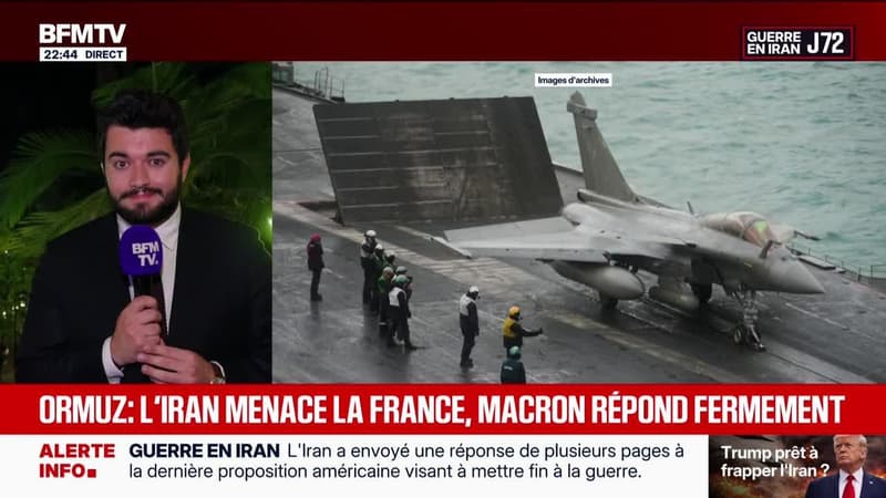 Ormuz : l'Iran menace la France, Macron répond fermement - 10/05