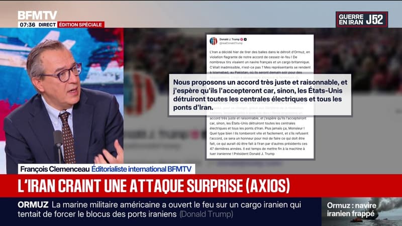 L'Iran n'ira pas aux pourparlers, le cessez-le-feu arrive bientôt à expiration... Y'a-t-il un risque de reprise des combats entre l'Iran et les États-Unis?