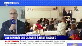 Rentrée: pour le recteur de l'académie de Paris, "le protocole a fait ses preuves, on est rodés; nous avons pris toutes les précautions"