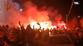 L'accueil des supporters de Lens