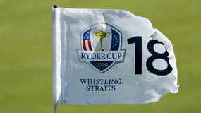 La 43e édition de la Ryder Cup 2020 a été reportée d'un an, doit se dérouler sur le parcours de Whistling Straits, dans le Wisconsin (ici le trou N.18 le 22 septembre 2021)