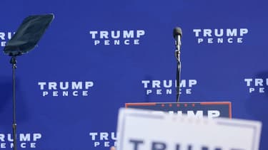 Donald Trump lors d'un meeting à Portsmouth, dans le New Hampshire, le 15 octobre 2016