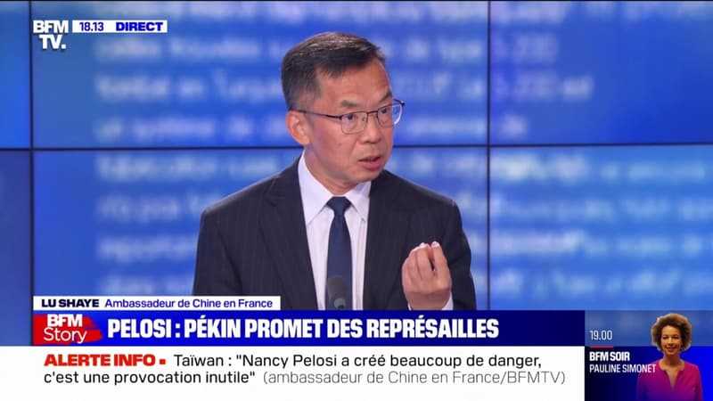 Taïwan: pour l'ambassadeur de Chine en France, 