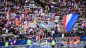 Des supporters tricolores lors de France-Islande en 2019