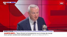 Bruno Le Maire: "The anti-inflation quarter was a real success, it made it possible to lower the price before and after March 15 by an average of 13%"