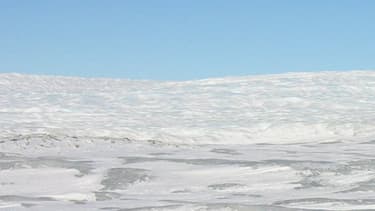 Glaces du Groenland. (illustration)