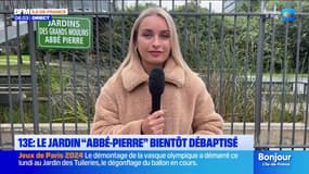Paris: le jardin Abbé-Pierre dans le 13e arrondissement bientôt débaptisé