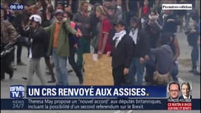 Un CRS renvoyé aux assises pour avoir utilisé une grenade pendant les manifestations contre la loi Travail 