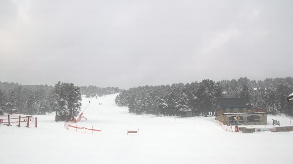 La station de ski de Font Romeu, aux Airelles, le 10 décembre 2024. La station de ski de Font Romeu, aux Airelles, le 10 décembre 2024.