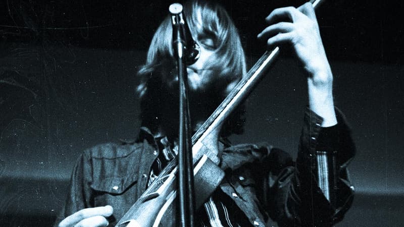 Danny Kirwan, guitariste de Fleetwood Mac en 1970.