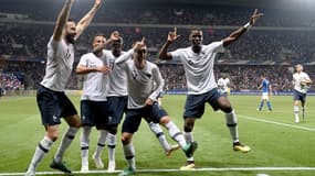 L'équipe de France à Nice face à l'Italie
