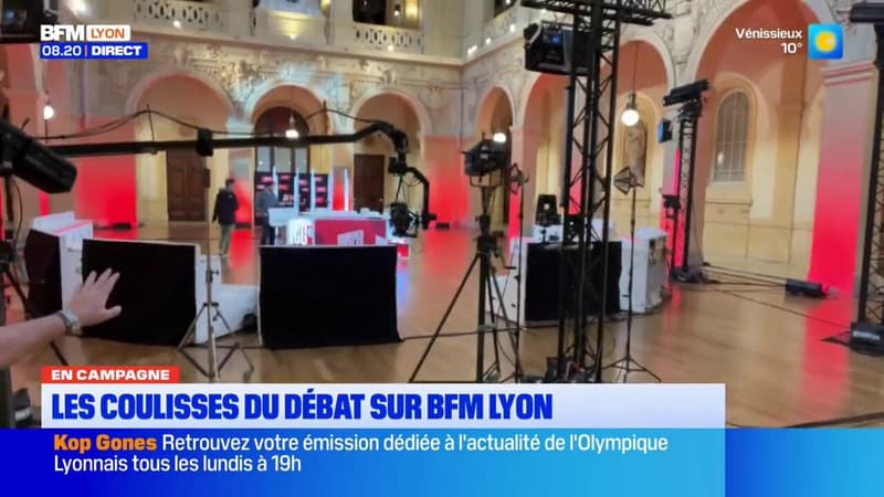 Les coulisses du débat sur BFM Lyon