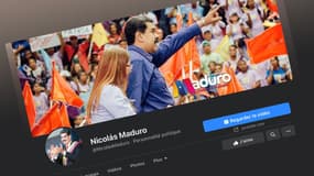 Capture d'écran de la page Facebook de Nicolas Maduro