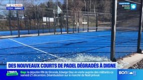 Digne-les-Bains: des terrains de padel dégradés