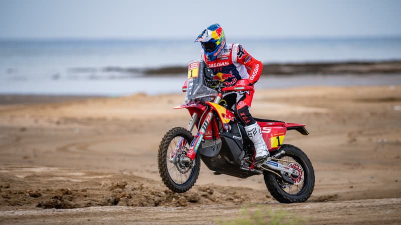Sam Sunderland sur le Dakar le 1er janvier 2023