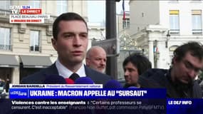 Jordan Bardella: "Emmanuel Macron a été désavoué par l'intégralité de nos alliés européens et de nos alliés de l'OTAN"