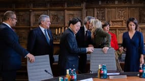 Les ministres des Affaires étrangères du G7 réunis à Münster en Allemagne.