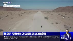 Le cycliste Steven Le Hyaric ambitionne de de traverser six déserts en six mois pour montrer les conséquences du dérèglement climatique