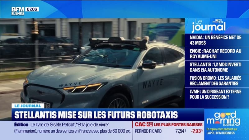 Stellantis mise sur les futurs robotaxis