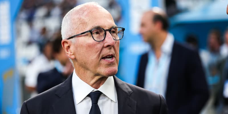 Frank McCourt lors d'OM-Rennes, le 17 mai 2025.