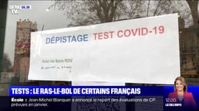 Tests: le ras-le-bol de certains Français