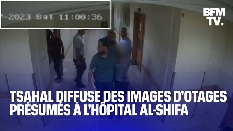 L'armée israélienne diffuse des images montrant selon elle des otages à l'hôpital al-Shifa de Gaza