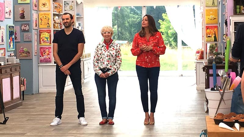 Cyril Lignac, Mercotte et Julia Vignali, animateurs du Meilleur Pâtissier sur M6.