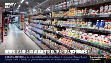 Près de 60% des produits pour bébé sont ultra-transformés