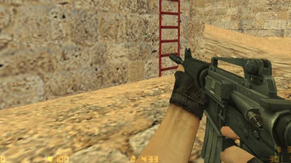La version que l'on utilise dans le jeu Counter Strike est le M4A1.