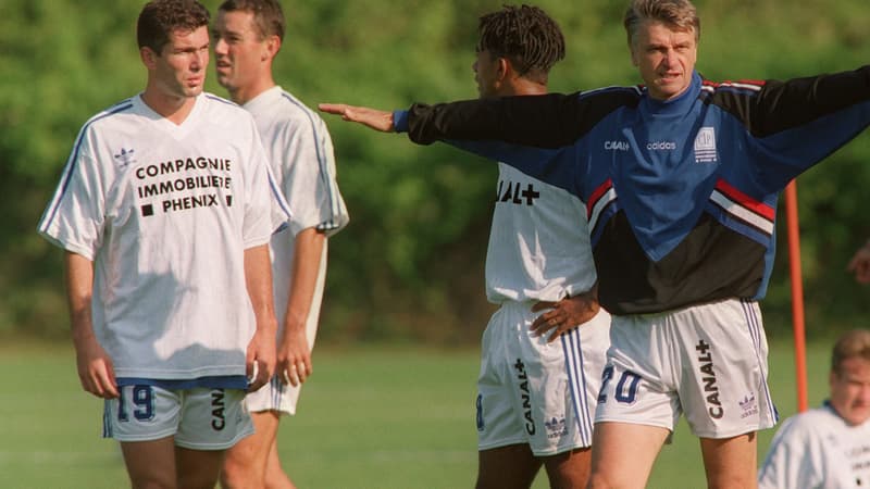 Zinédine Zidane et Aimé Jacquet