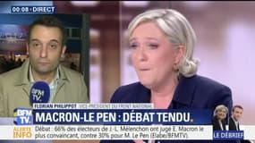 Débat présidentiel: Macron est "le candidat sortant", pour Philippot