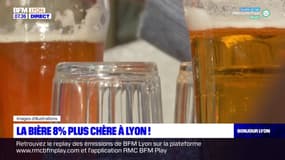 La bière 8% plus chère à Lyon