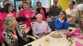 Marie-Louise, née en janvier 1918, a fêté cette semaine ses 107 ans. 