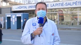 Jean-Michel Constantin, chef du service anesthésie-réanimation à la Pitié-Salpêtrière, à Paris, sur BFMTV le 24 mars 2021.