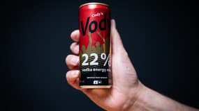 Une canette de Vody 22%.