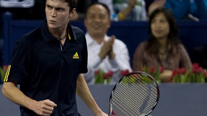 Gilles Simon qui s'impose contre Viktor Troicki...