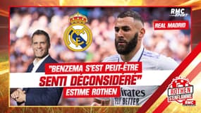 Real Madrid : "Benzema s'est peut-être senti déconsidéré" estime Rothen 