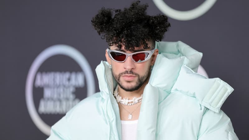 Bad Bunny aux American Music Awards, le 21 novembre 2021